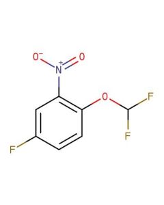 Astatech 1-(DIFLUOROMETHOXY)-4-FLUORO-2-NITROBENZENE, 95.00% Purity, 0.25G
